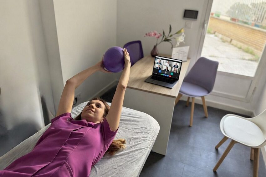 Fisioterapia con vídeollamada